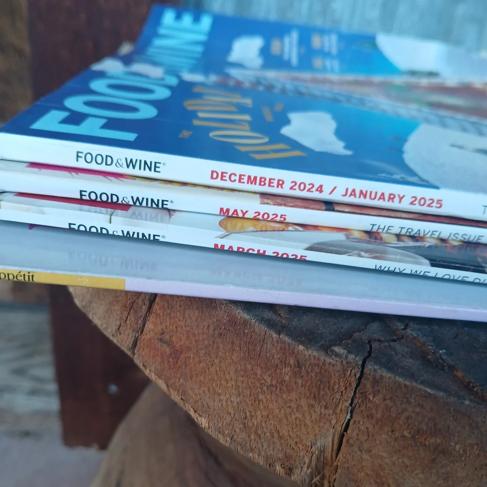 Food & Wine And Bon Appetit Magazine Lot - 2025 Retired